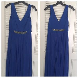 David’s Bridal bridesmaid dress blue size 0